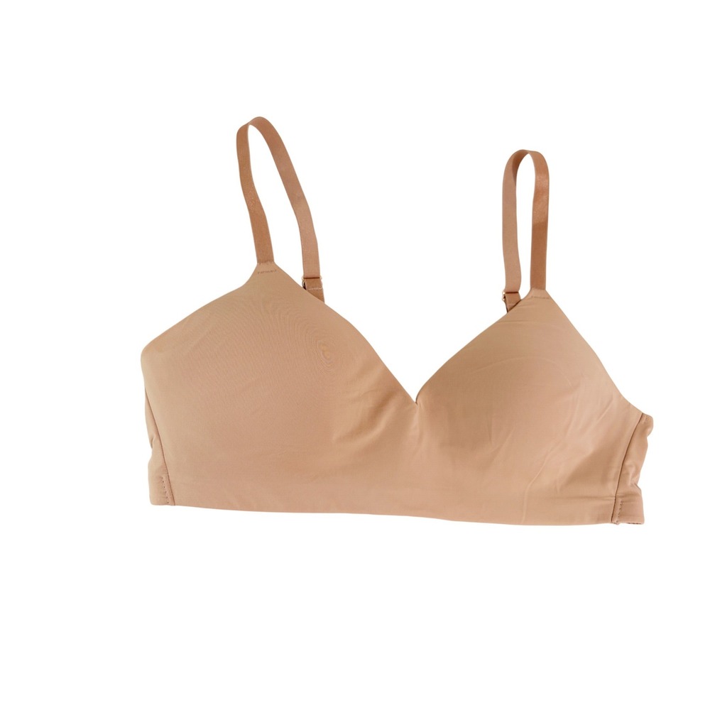 ThirdLove Form 360 Fit Wireless Bra Tan Nude Size M Seamless Comfort Underwear